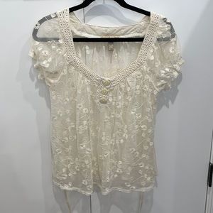 American rag sheer top